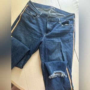 Abercrombie & Fitch raw hem jeans